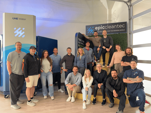 Epic Cleantec team at the HQ office in San Francisco