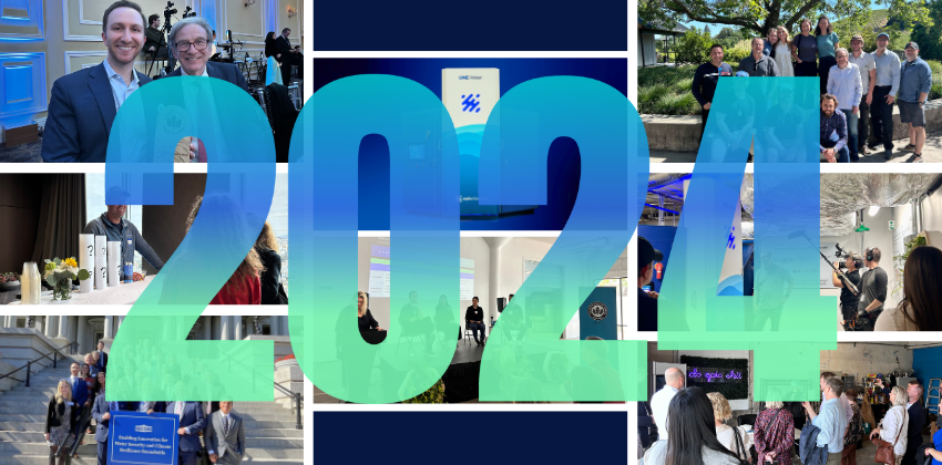A collage of images from Epic's year with '2024' a top the images