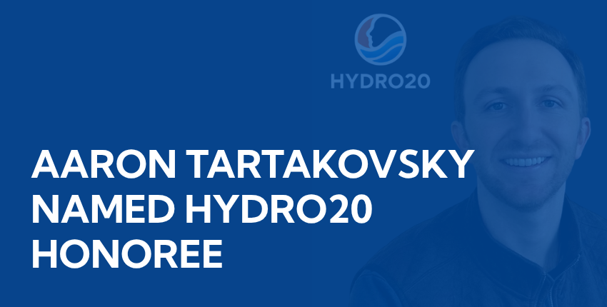 Aaron Tartakovsky named Hydro20 honoree