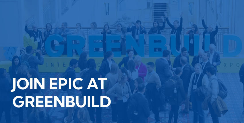 Join Epic at Greenbuild 2025